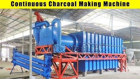 Palm Kernel Peanut Coconut Hazelnut Shell Carbonization Furnace Charcoal Briquette Making Machine