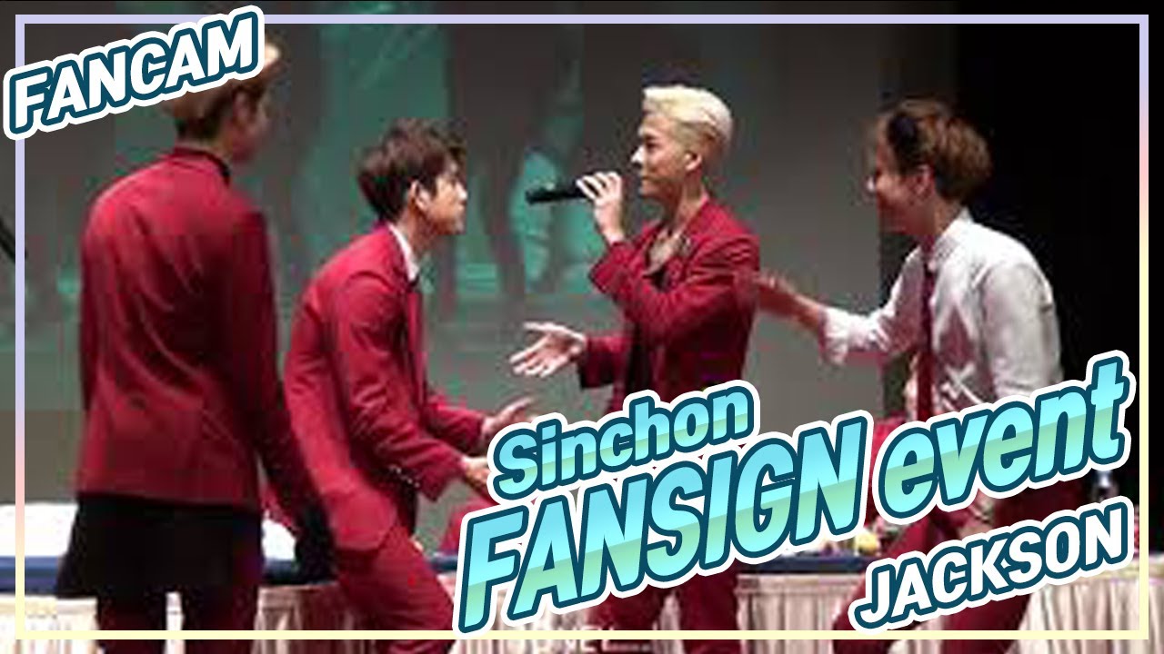 [FANCAM] 151022 Sinchon FANSIGN event- JACKSON (잭슨직캠)