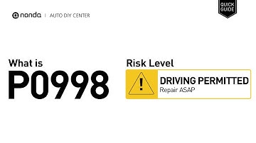 What is P0998 Engine Code [Quick Guide]