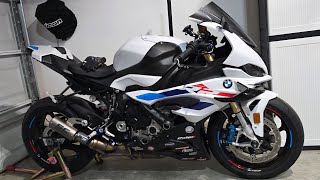 BMW S1000RR 2023 stock akrapovic VS SC Project sin poner full system, prueba de sonido 🔊