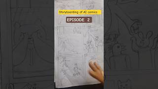 Storyboarding of AI comics | Episode 2 #ytshorts #shortsindia #youtubeshorts #shortsfeed