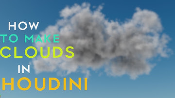 Houdini Tutorial Vdb Clouds  #howto  #clouds #houdini