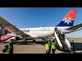 Economy class  air serbia airbus a319 domestic flight from ni to belgrade  trip report