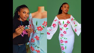 Fabric Painting Tutorial - Let us Paint a Dress👗