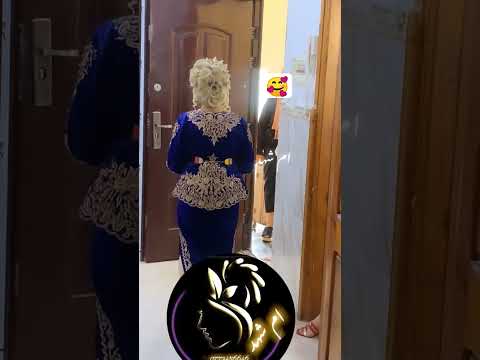 تصديرة عروسة تقليدي كاراكو العاصمي مع كوافير تحفة صالون ام شهد 