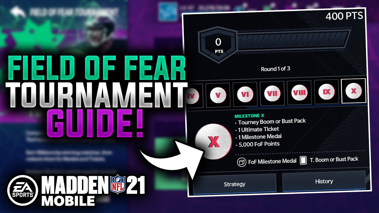 FoF TOURNAMENTS ARE HERE! - Full Guide - Madden Mobile 21