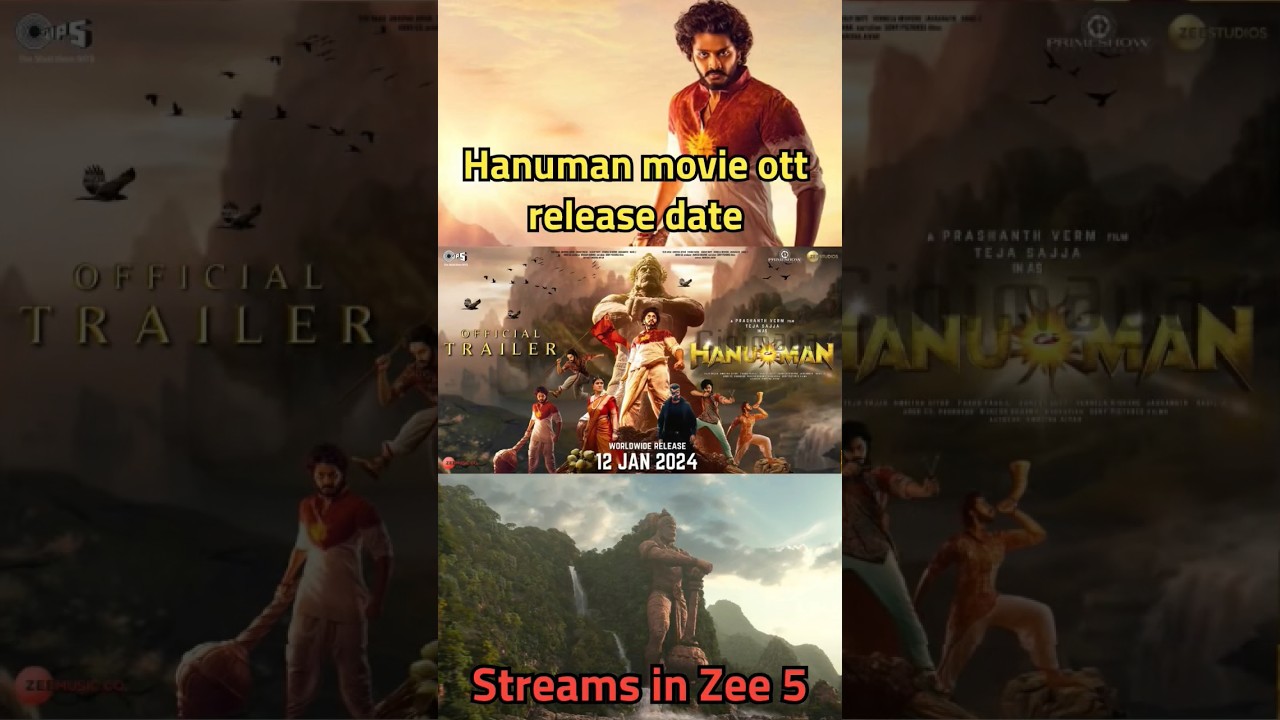 Hanuman movie ott release date||| Streams in zee 5|||Cinimaya 