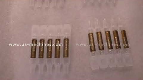 Semi automatic small soft tube tray flat surface labeling machine testing video