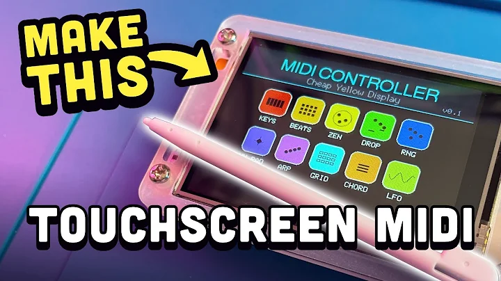 This DIY MIDI Controller Changes Everything | ESP32 + CYD Touchscreen
