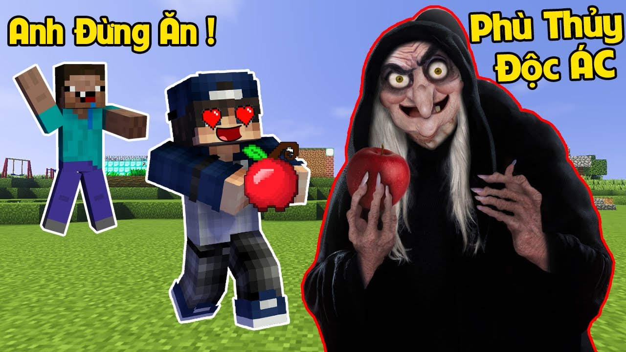 PHÙ THỦY QUYỀN NĂNG NHẤT LÀ KẺ XẤU TRONG MINECRAFT | BÉ NOOB CỨU BQTHANH KHỎI BỊ HÃM HẠI