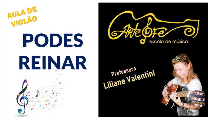 COMO TOCAR E CANTAR O HINO PODES REINAR, COM DEDILHADO NO VIOLÃO 