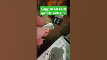 Copying an SD Card with a computer or pc. Easiest method I