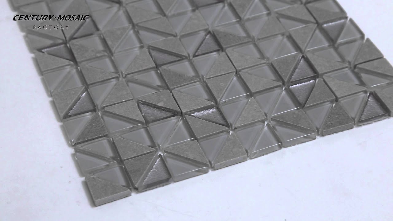Century Mosaic Coverings 2016 New Product-Cinderella Glass Triangle Mosaic