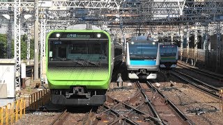 田町駅にやって来る電車たち