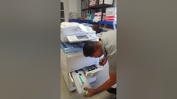 Ricoh MPC4501 C5501 - C01 Series Replace Waste Toner Bottle