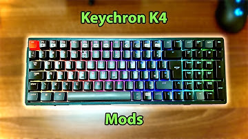 Keychron k4 Mods... THOCC?