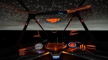 ELITE DANGEROUS COMBAT TRAINING WITH DEPLOYMENT OF ONBOARD FIGHTER CRAFT.