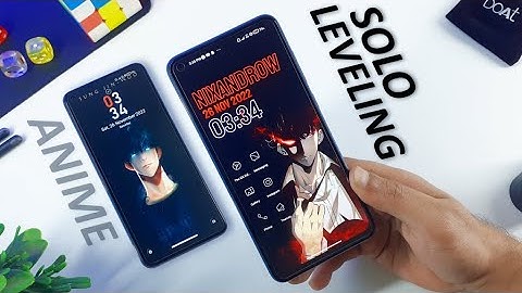 Solo Leveling - Full Anime Customisation For Xiaomi devices 🔥❤️ | NixAndrow