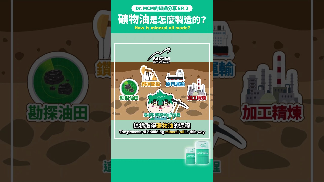 礦物油是怎麼製造的？How is mineral oil made?