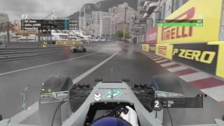 F1 2016 wet lap of Monaco