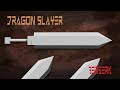 Berserk Dragon Slayer Blockout Model 3D Art