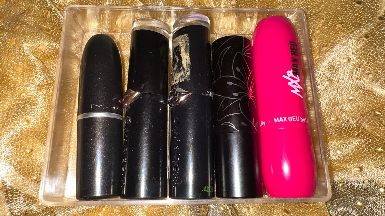 My mini lipstick collection 💕🛍️😊🌈