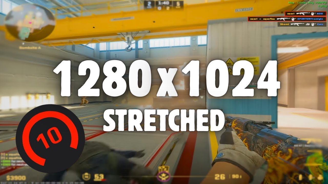 1280x1024 | 240 HZ | CS2 FACEIT LVL 10