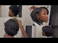 Silk Press on Short Natural Hair?! | WOW Dream Coat Extra Strength | 4 in 1 Chi Volumizer Brush