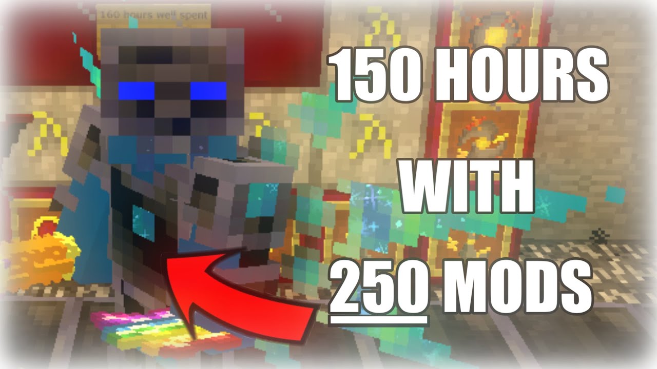 I spent 150 HOURS in MODDED Minecraft - YouTube