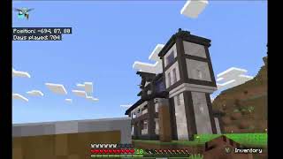 medieval lighthouse Minecraft timelapse