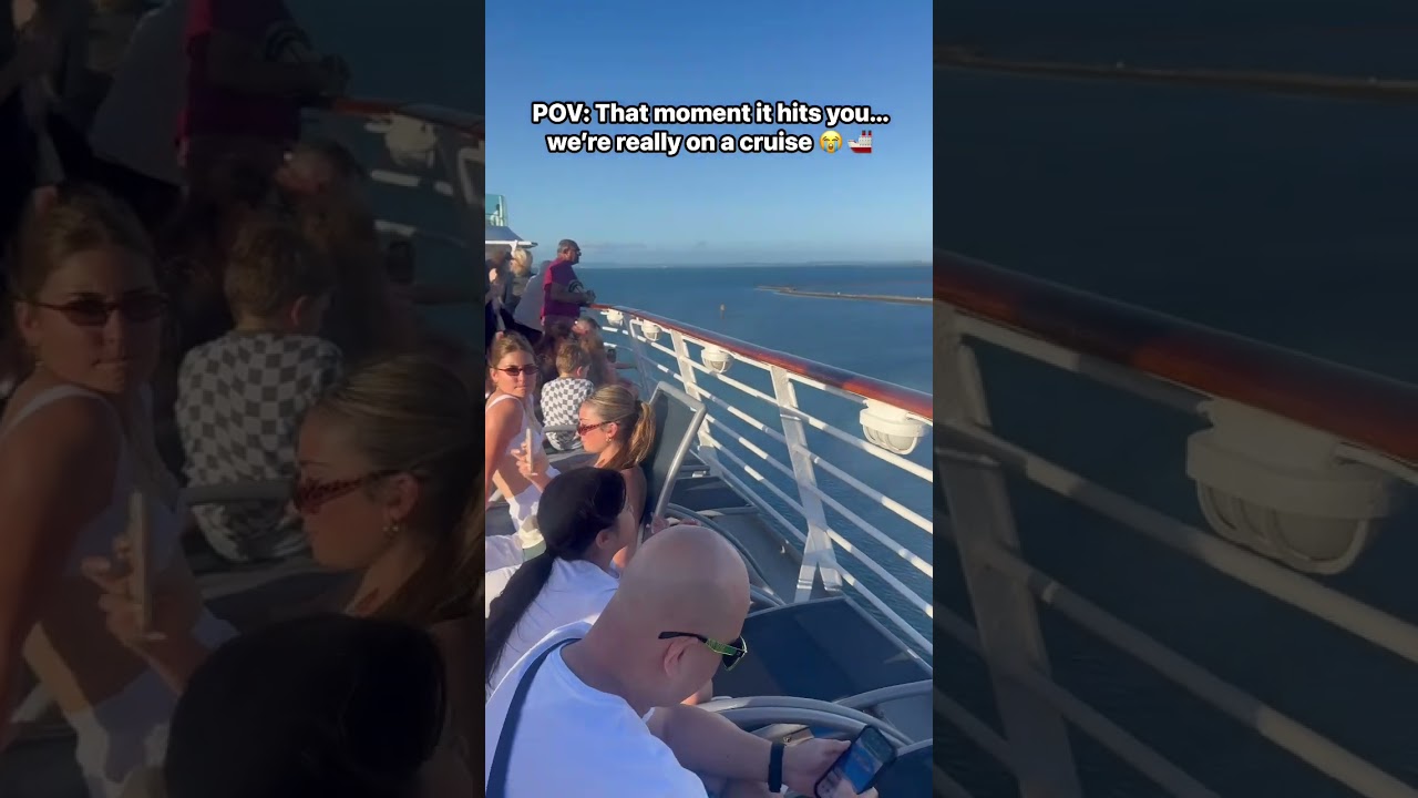 We came, we queued, we boarded 🚢 #travel #cruisetour #cruiselife #traveling #cruise #cruiselife