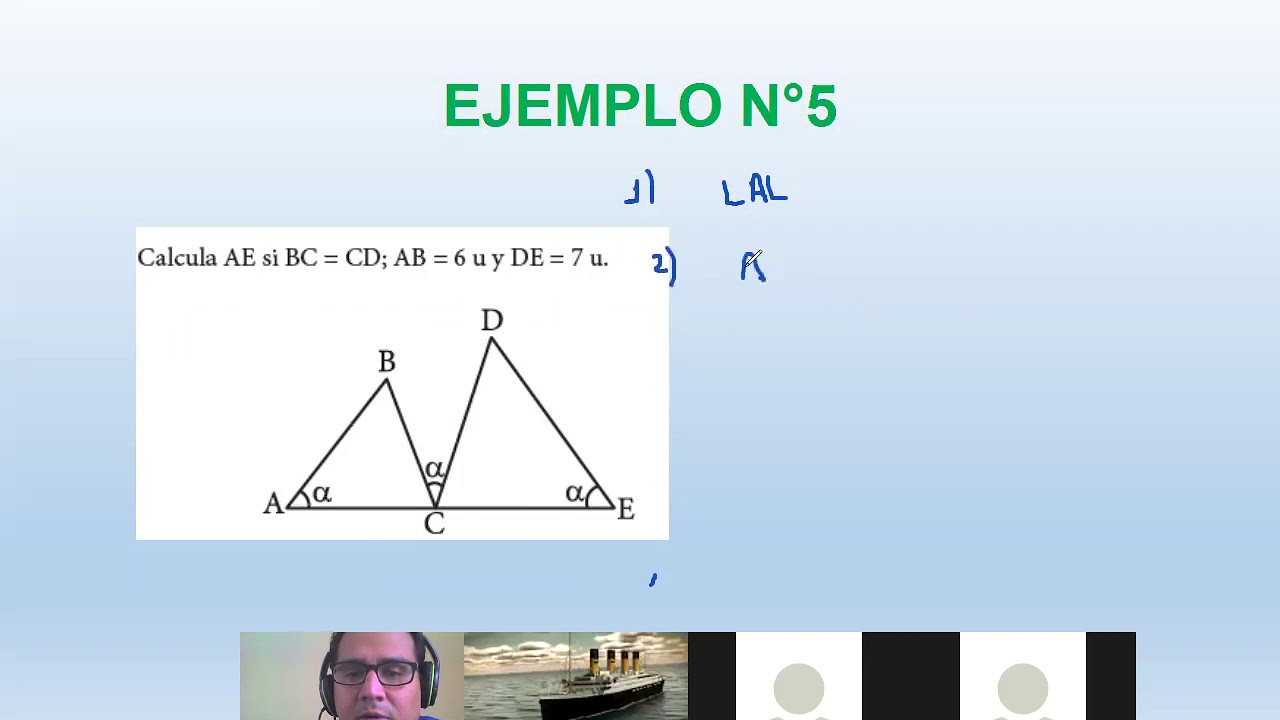 Congruencia de triángulos III año YouTube