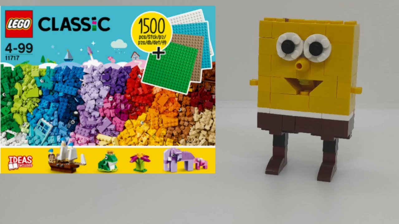 Lego classic 10717 (11717) idea SpongeBob building instructions