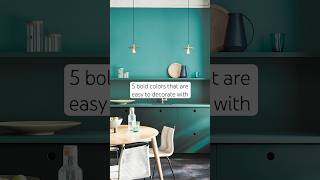 5 Bold Colors That Are Easy To Decorate With