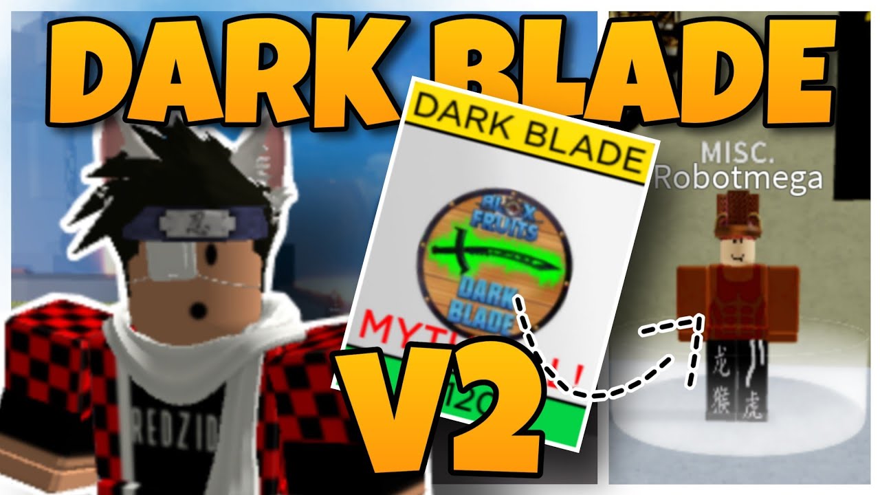 BLOX FRUITS] DARK BLADE YORU GRÁTIS/ ESTOU EVOLUINDO 