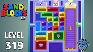 Sand Blocks: Drop Puzzle Level 319: Gameplay Solution
