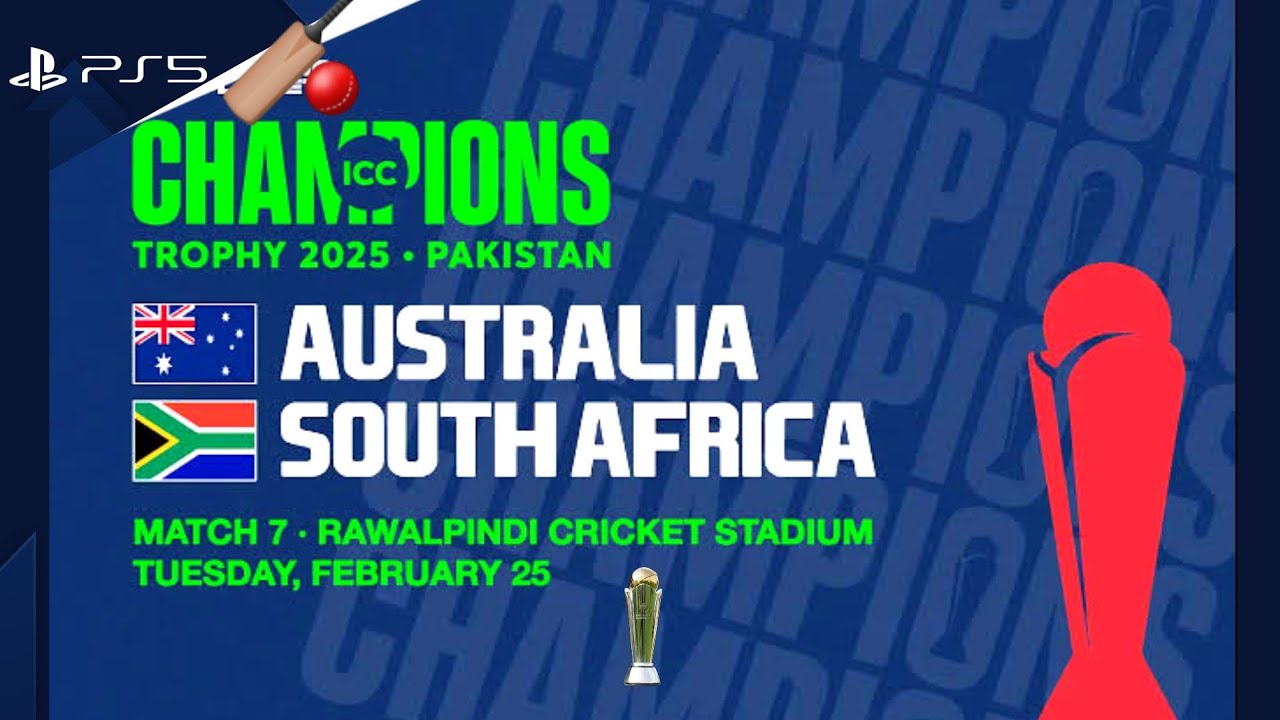 Australia vs South Africa | ICC Champions Trophy 2025 | Cricket 24