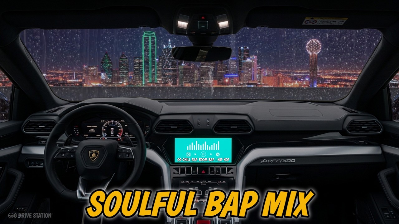 Midnight City Stress Relief Playlist — OG CHILL RAP | Urban Soul Session