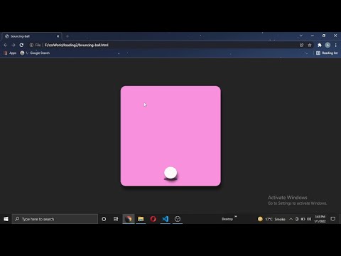 Bouncing Ball Animation Css Effect