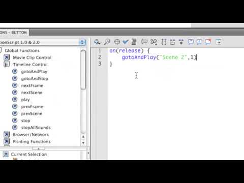 Tutorial Adobe Flash - Scene Linking