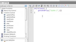 Tutorial Adobe Flash - Scene Linking