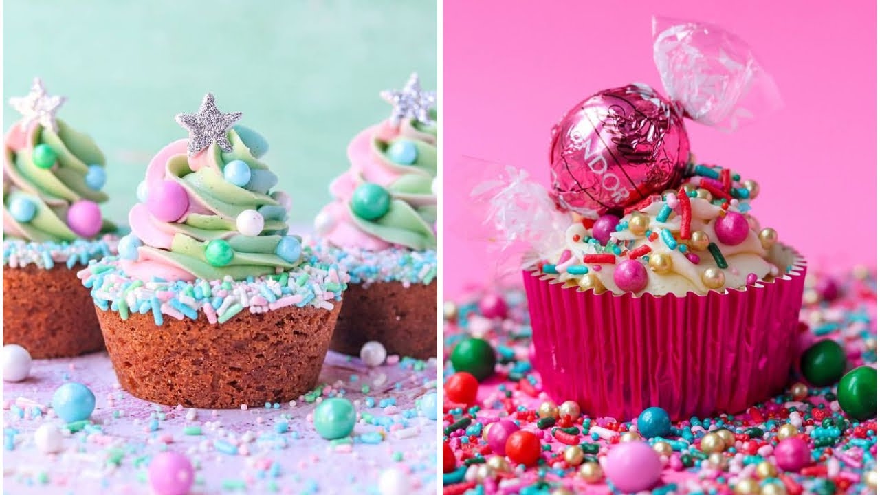 Easy Christmas cupcake decorating ideas 2020 | Christmas desserts ...