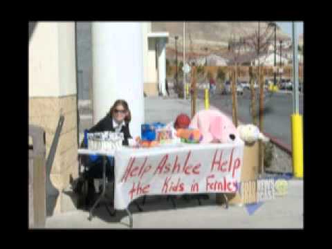 Ashlee has donated 165000 toys and books to kids i...