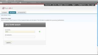 Joining a Turnitin Account - Instructor Training