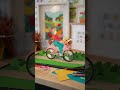 A lovely day for a ride 🚲🌳🌳Paper cut animation / stop motion