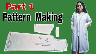 HOW TO MAKE A LAB COAT/LAB GOWN /PATTERN,CUTTING AND SEWING STEP BY STEP TUTORIAL