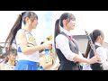音楽部さんのステージとダンス部チアさん