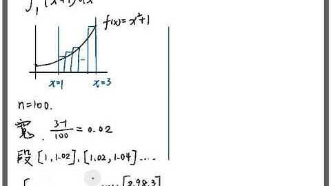 Integral by Riemann sum part2
