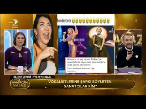 HANDE YENER’DEN “POPUN KRALİÇESİ KİM?” TARTIŞMASINA BENZİN DÖKEN AÇIKLAMA!