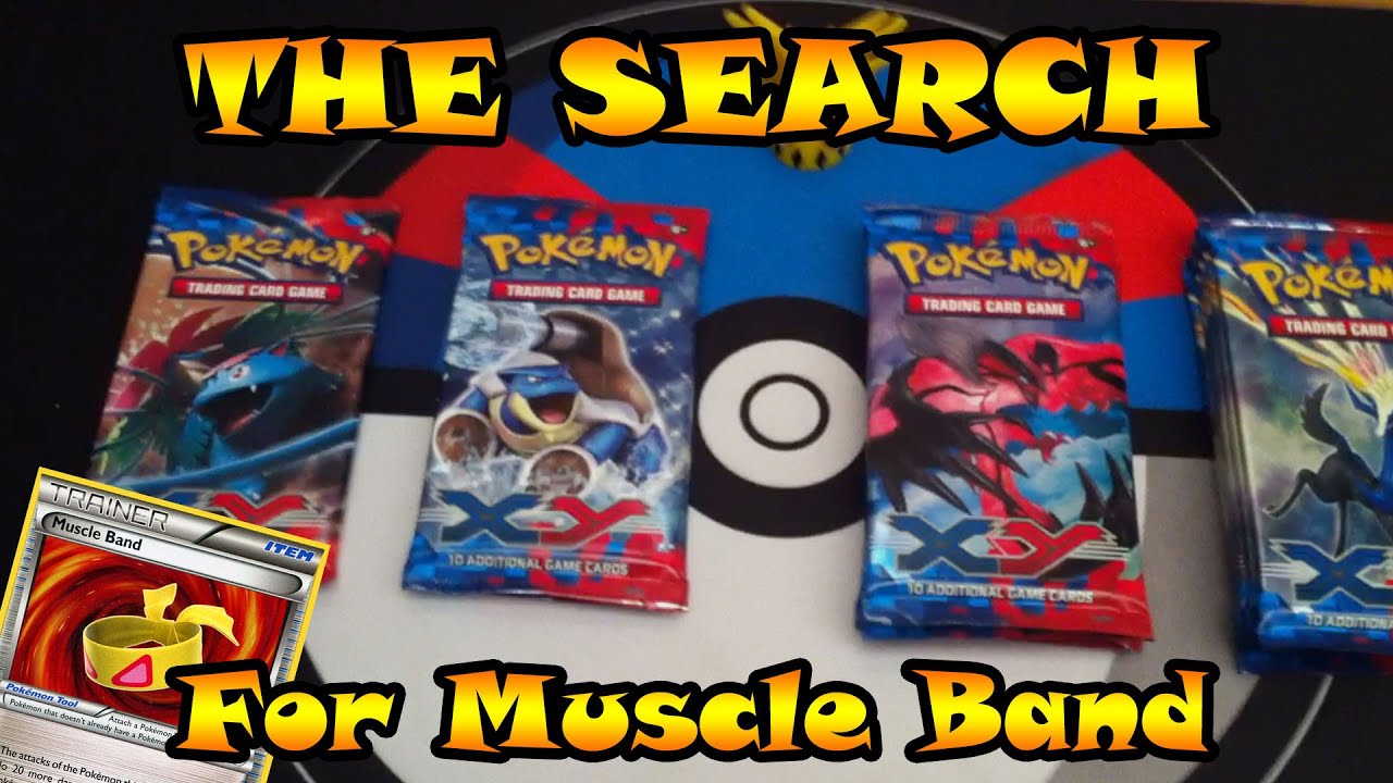 Opening 12 Pokemon XY Booster Packs - The Search For Muscle Band!